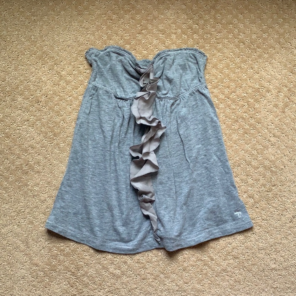 Abercrombie grey tube top